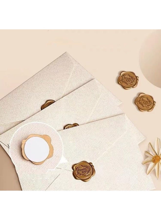 Bukela 35pcs Vintage Color Envelopes Letter Writing Stamp Wax Seal Stickers Postcards Wedding Gift Wrap Envelopes Korean Stationery (Burgundy) - Image 5